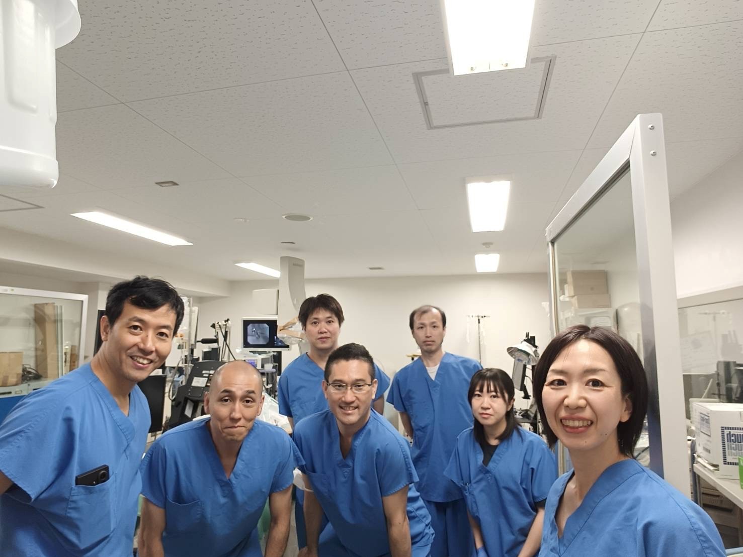 東北大学医学部で内視鏡デバイスの実験に参加しました